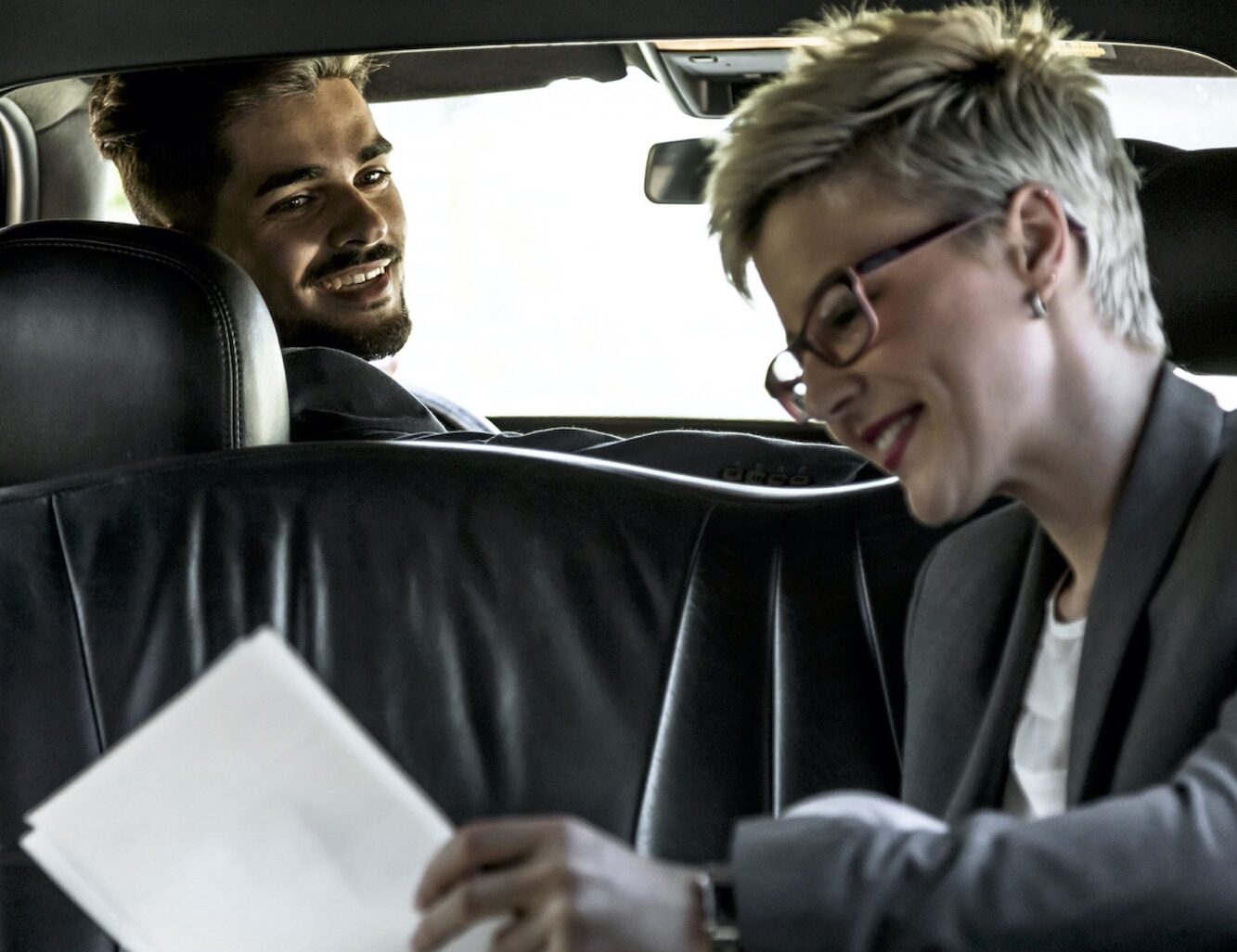 Business transportation with a Chauffeured SUV.
