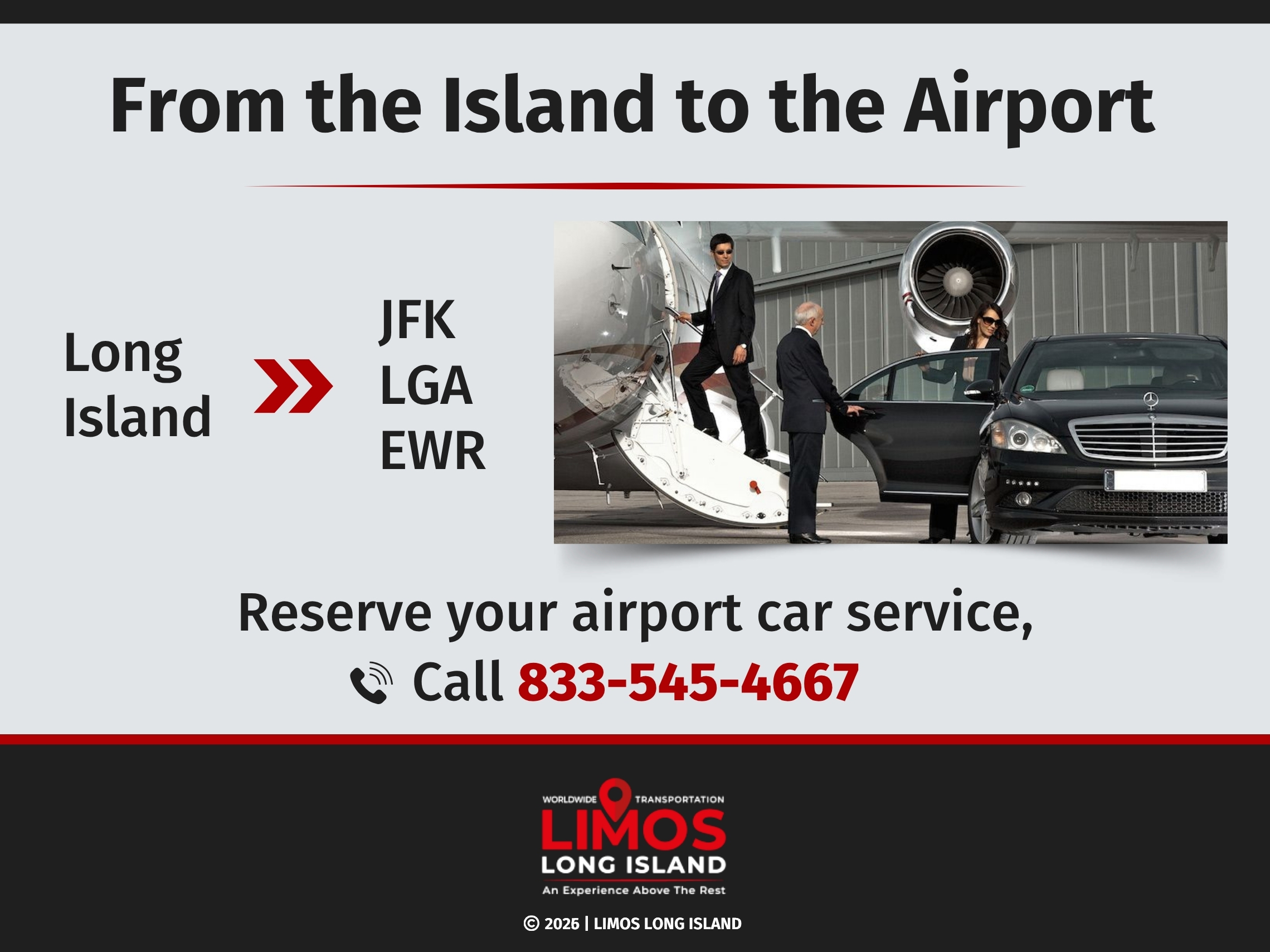 A man in a suit steps down from a private jet while another man opens the door of a luxury car for a woman.